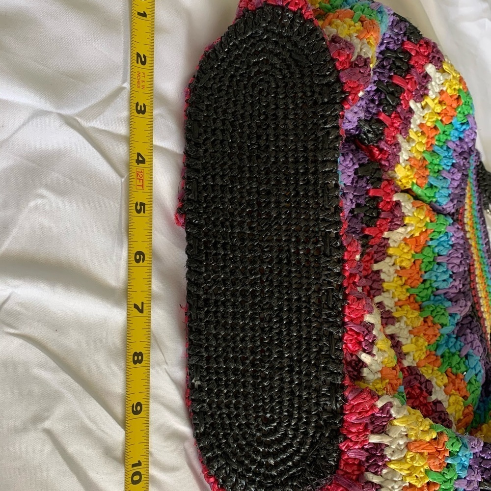 Bohemian Raffia Purse - Picture 2 of 6